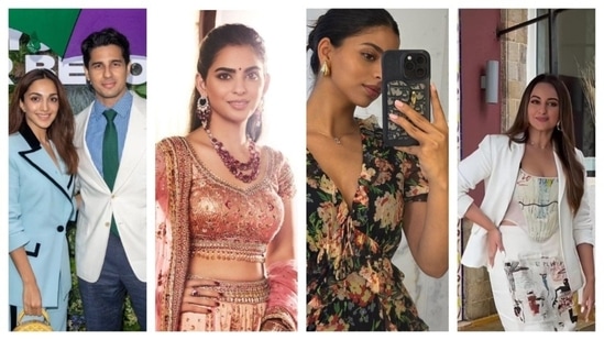 Dust off your midweek blues and take some serious sartorial inspo from these celebs who made it to today's best-dressed celebs list. With Sid-Kiara serving major couple goals to Isha Ambani in handcrafted Tarun Tahiliani lehenga, and more... 