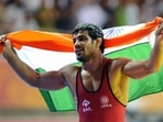 India's medal tally at the Olympics is dominated by men's hockey while wrestling has been the productive sport among the non-team events. Indian grapplers have won seven medals on the mat, six of which have come since the 2008 Beijing Olympics.(AFP)