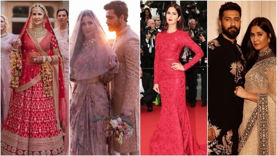 Katrina Kaif turns 41 today. As the actor celebrates her birthday, we decided to look back at her iconic looks. From her gorgeous red Sabyasachi lehenga and a floral tulle saree for her dreamy wedding to Vicky Kaushal to the Cannes red carpet gown, Kat has served some unforgettable style moments. Check them out here. (Instagram)