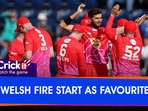 WELSH FIRE START AS FAVOURITES