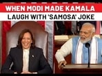 WHEN MODI MADE KAMALA
LAUGH WITH 'SAMOSA' JOKE