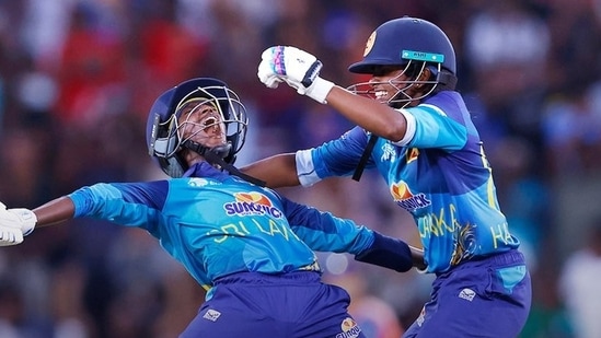 Hosts Sri Lanka registered a convincing eight-wicket win over defending champions India to bag their maiden women’s Asia Cup title on Sunday.(ACC Image)