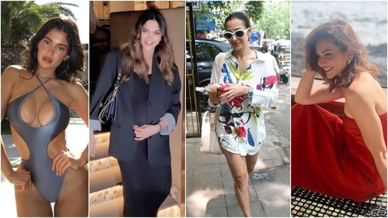 Today's round-up of best-dressed celebrities will not only serve you elegant date-night look inspiration but also beach-ready outfits and swimsuits that you can steal for your next getaway. The list features Deepika Padukone, Kylie Jenner, Malaika Arora, Kriti Kharbanda, and other stars. 