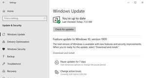 1909 download and install now updated