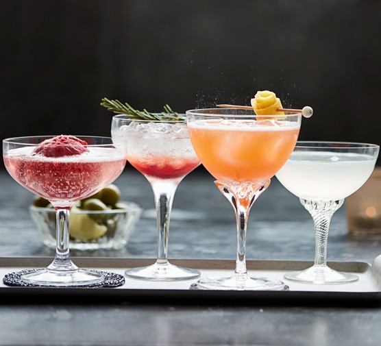 Prosecco cocktail selection