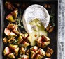 baked blue cheese with figs and walnuts