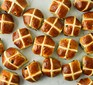 A selection of hot cross buns