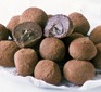 Chocolate truffles with melting middle truffles