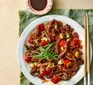 One serving of air fryer crispy chilli beef