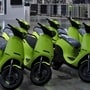 Ola Electric's S1 Air e-scooters are pictured inside its manufacturing facility in Pochampalli in the southern state of Tamil Nadu (REUTERS)