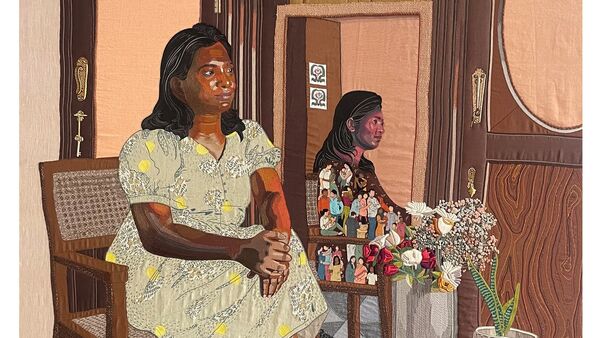 Detail from Alamu Kumaresan’s ‘The legacy of Melody Dorcas’ 