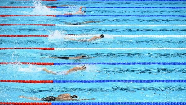 Swimming’s biggest stars haven’t conquered the waters of Paris La Défense Arena.
 (AFP)