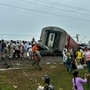 Rescue and relief work underway after the Mumbai-Howrah Mail derailed near Badabamboo in Seraikela-Kharsawan district of Jharkhand, early Tuesday, July 30, 2024. At least two people were killed and 20 others injured in the accident, according to officials. (PTI Photo) 