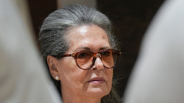 Senior Congress leader Sonia Gandhi.