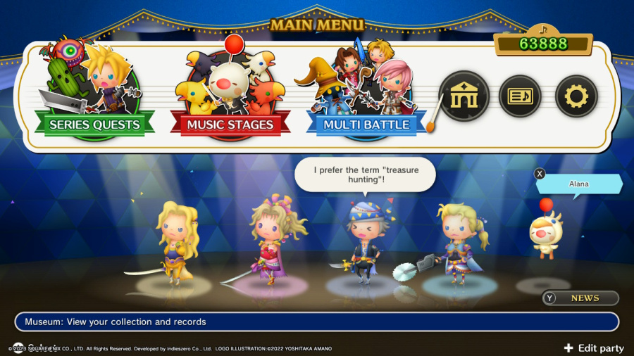 Theatrhythm Final Bar Line Review - Screenshot 1 of 7