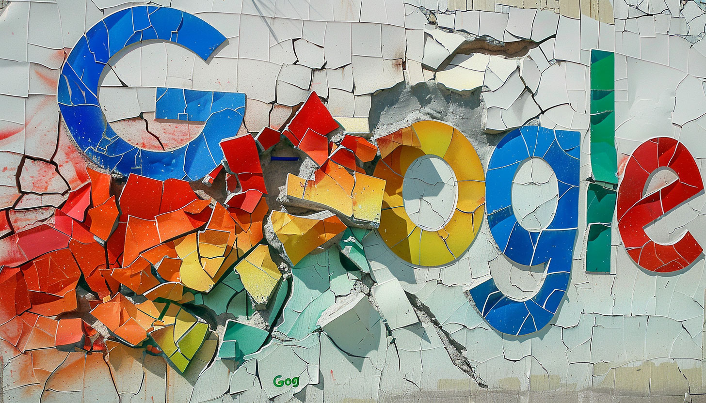 Broken 404 Google Logo