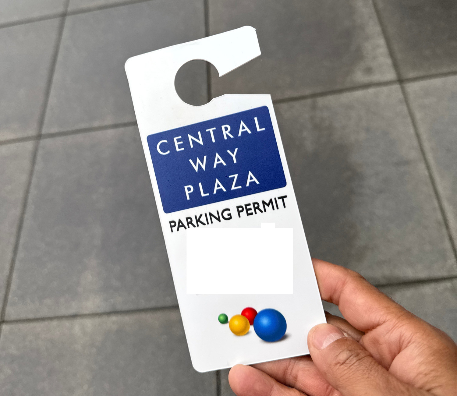 Google Parking Permit