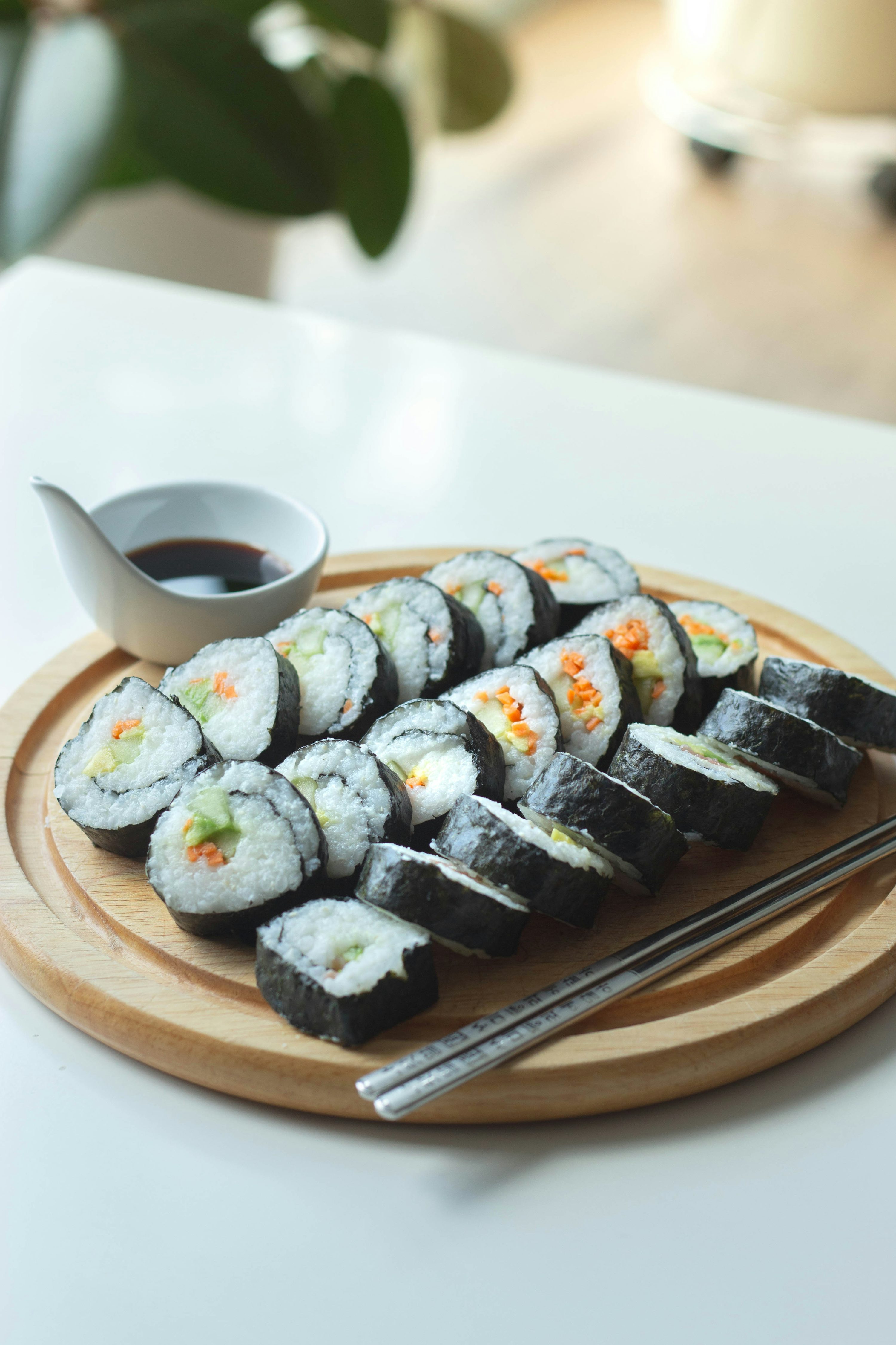 sushi en plato