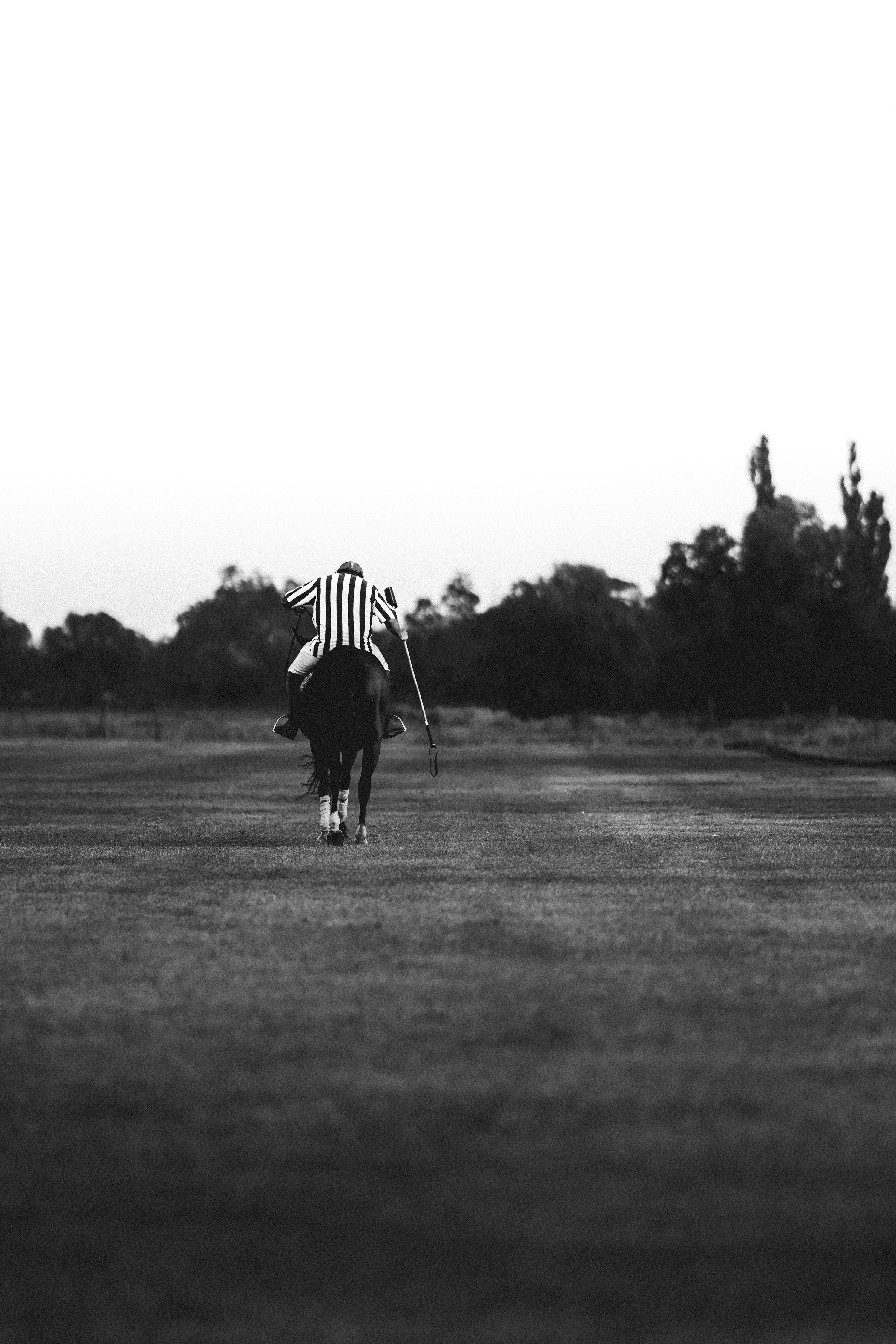 una persona che tiene una mazza da baseball su un campo