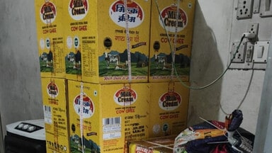 1500 किलो नकली घी पकड़ा, इंदौर से लाकर जयपुर में बेचा जा रहा था