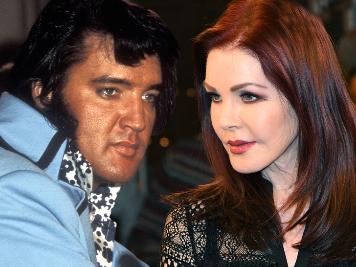 Priscilla Ann Presley and elvis Presley