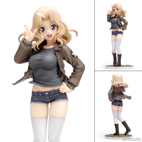 ドリームテック ガールズ＆パンツァー 劇場版 ケイ パンツァージャケットVer. 1/8 完成品フィギュア[WAVE]《０３月予約》