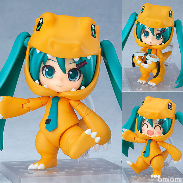 ねんどろいど 初音ミク きぐるみアグモンVer.[プレックス]《０５月予約》