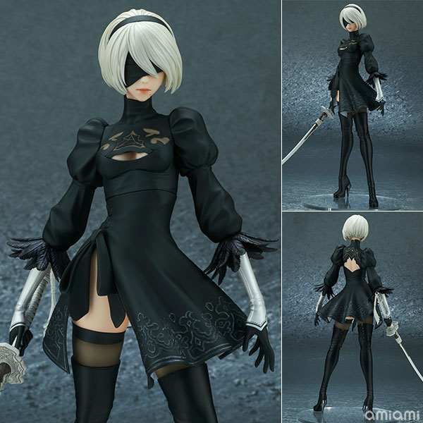 NieR：Automata 2B (ヨルハ 二号 B型) 通常版 完成品フィギュア（再販）[スクウェア・エニックス]《１２月予約》