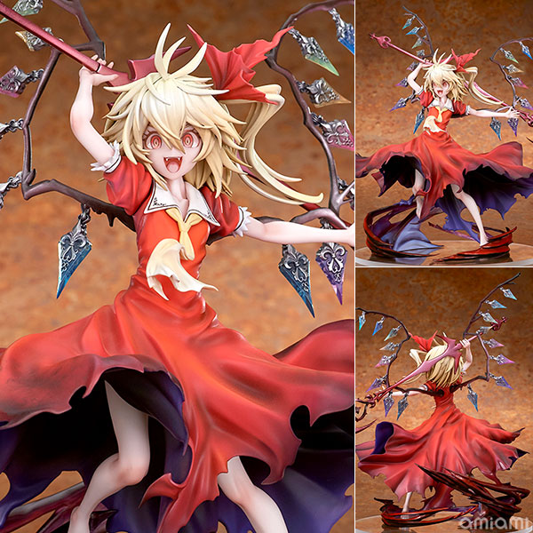 東方Project フランドール・スカーレット 紅魔城伝説版 1/8 完成品フィギュア[キューズQ]【送料無料】《１０月予約》