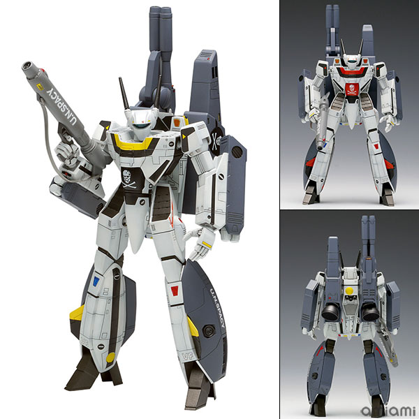 超時空要塞マクロス 愛・おぼえていますか VF-1S ストライクバルキリー[バトロイド] 一条輝機、ロイ・フォッカー機 1/100[WAVE]《０６月予約》