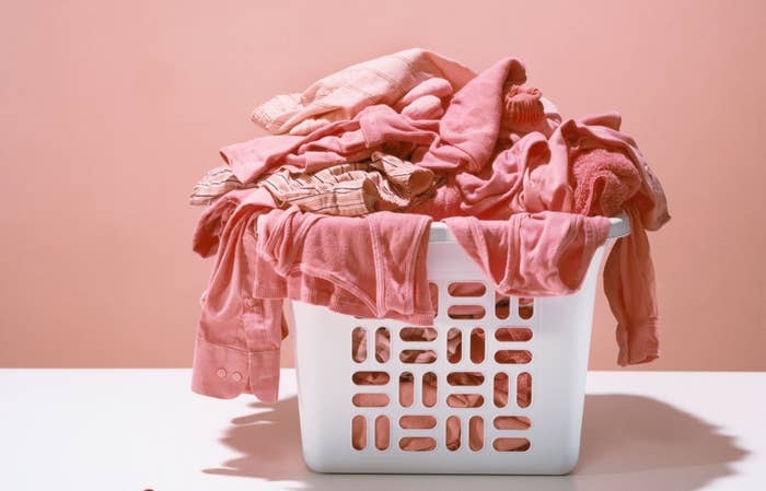 basket full of laundry