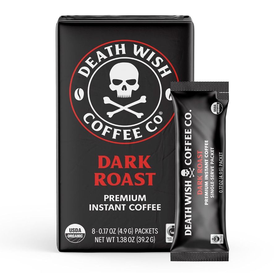 the Death Wish instant coffee