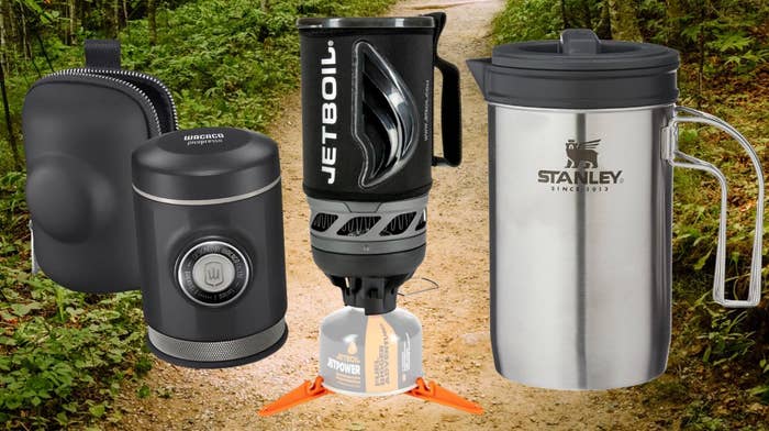 Picopresso portable espresso maker, Jetboil, Stanley camping French Press