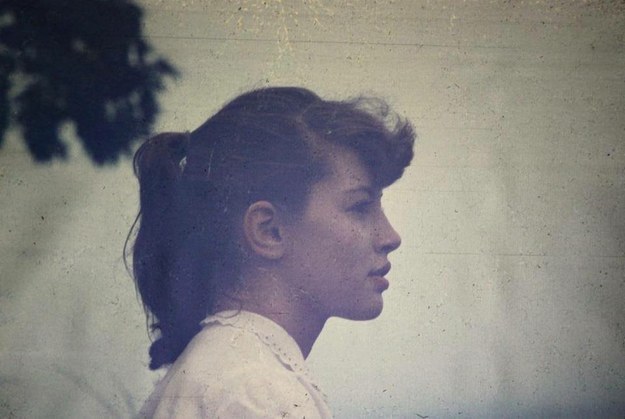 A woman in an old photograph from years ago