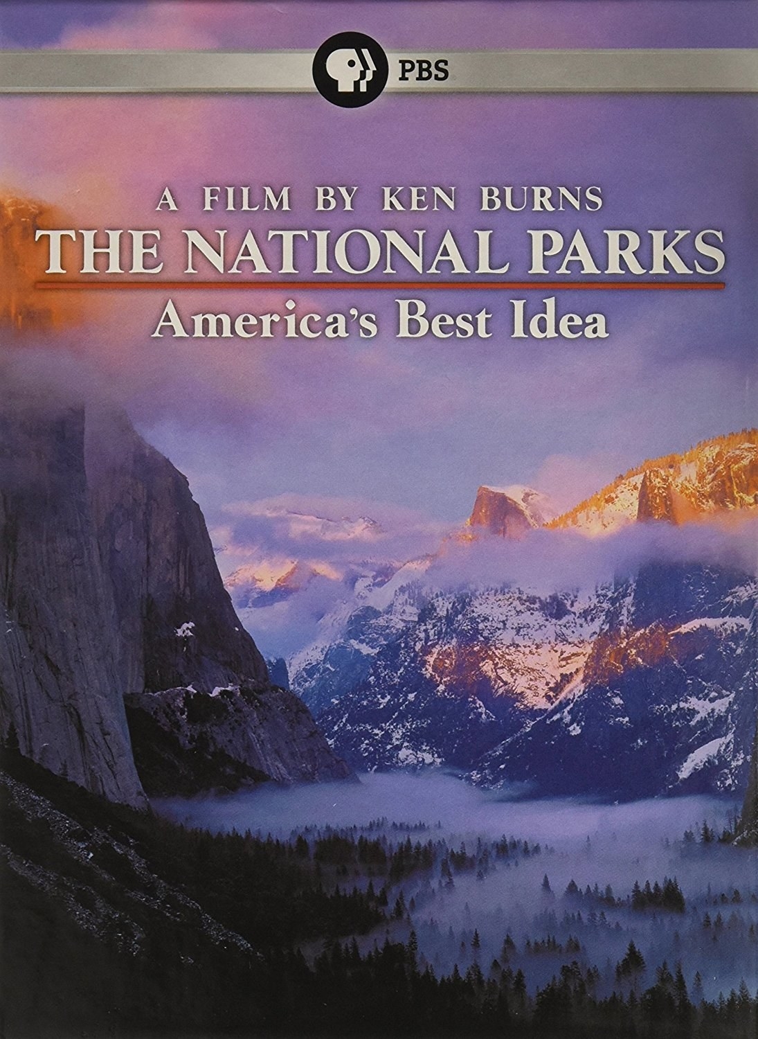 The cover of the film that reads &quot;The National Parks&quot;