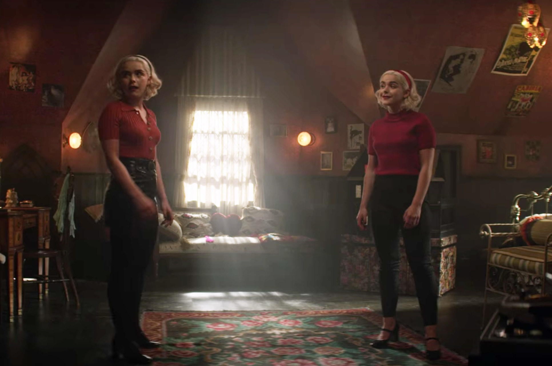 Sabrina Spellman and Sabrina Morningstar