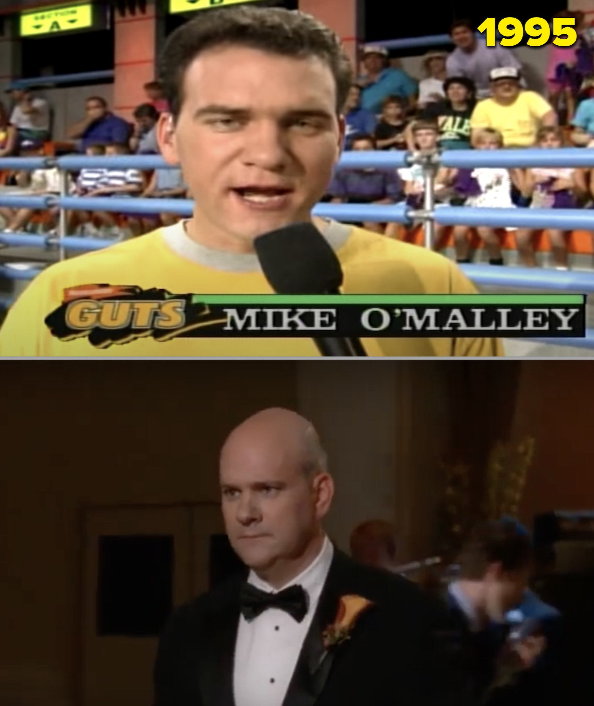 Mike hosting &quot;Guts&quot; on Nick in the &#x27;90s vs. him as Kurt&#x27;s dad on &quot;Glee&quot;