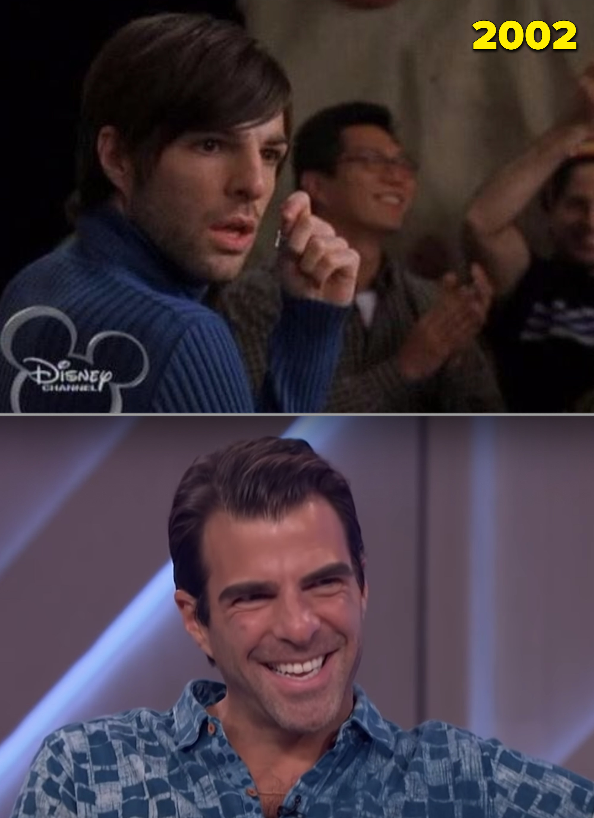 Zachary Quinto on &quot;Lizzie McGuire&quot; vs. being interviewed in 2020