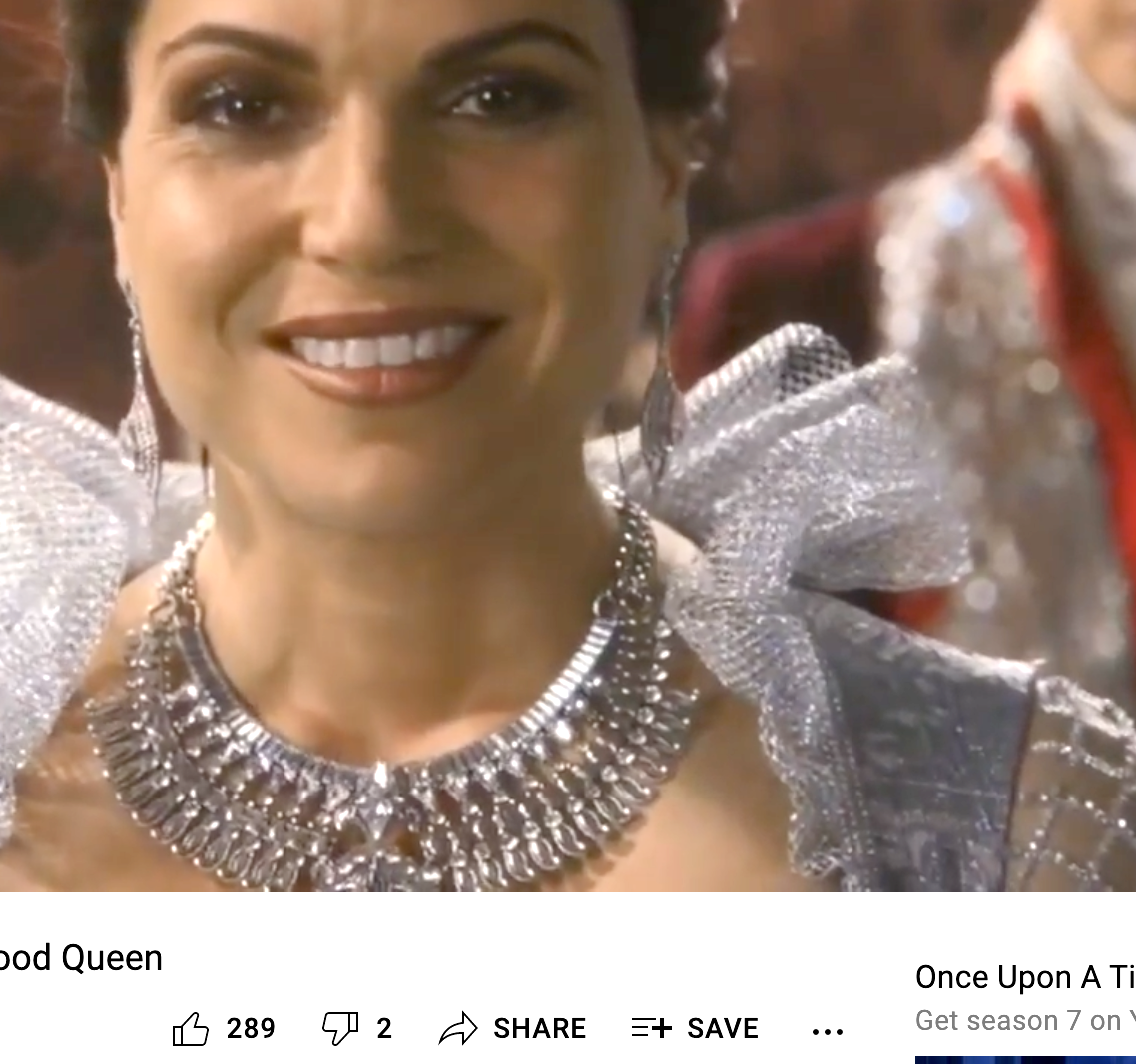 Regina smiling as she&#x27;s crowned