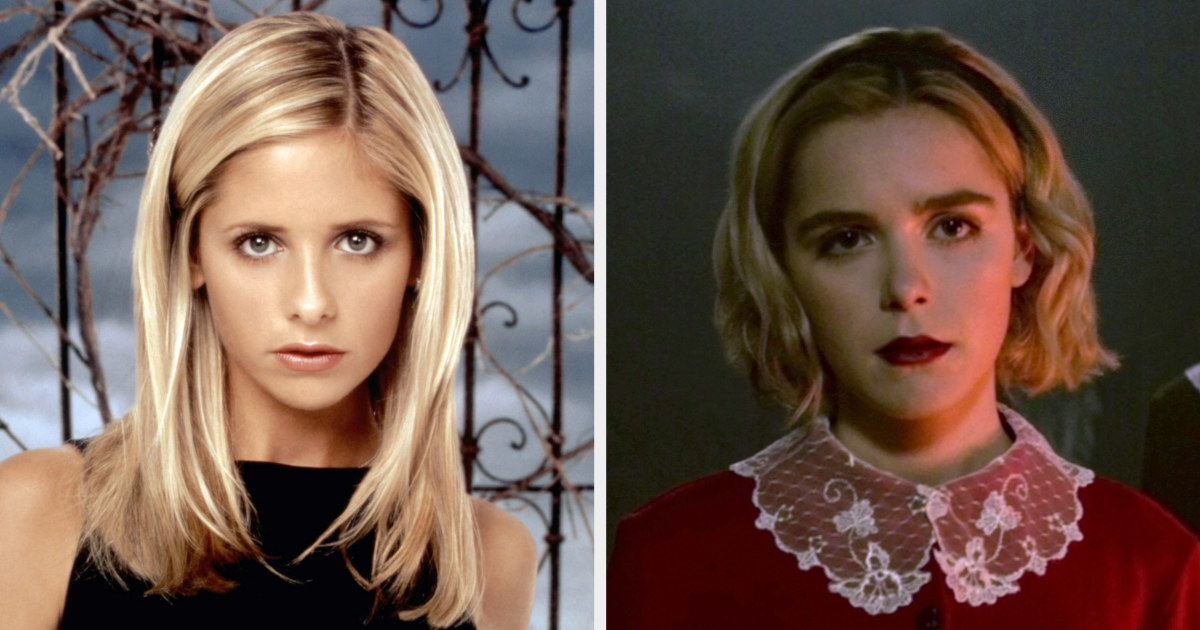 Side-by-side of Buffy and Sabrina