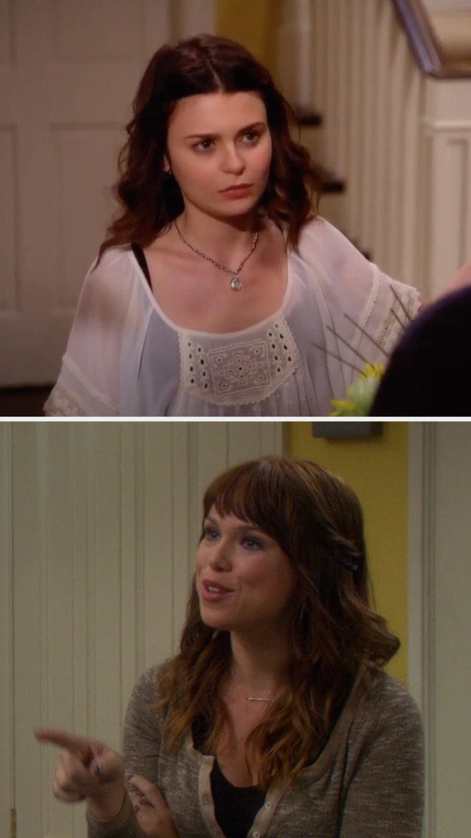 Alexanda and Amanda playing Kristin in different seasons