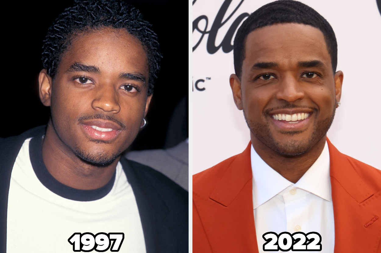 Larenz Tate at the premiere of &quot;Money Talks&quot; in 1997 and on the right at the Essence15th Anniversary Black Women In Hollywood Awards highlighting &quot;The Black Cinematic Universe&quot; in 2022