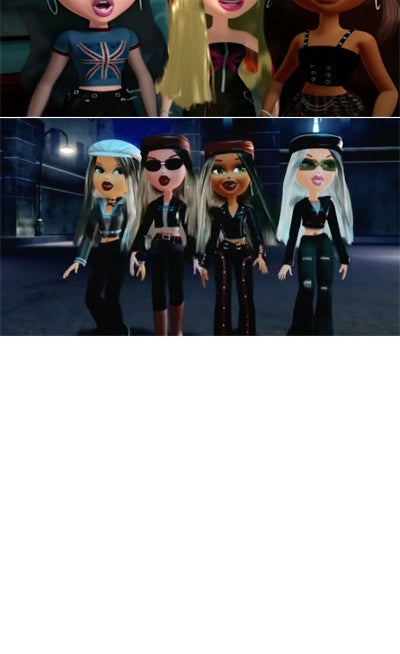 Various images of the Bratz