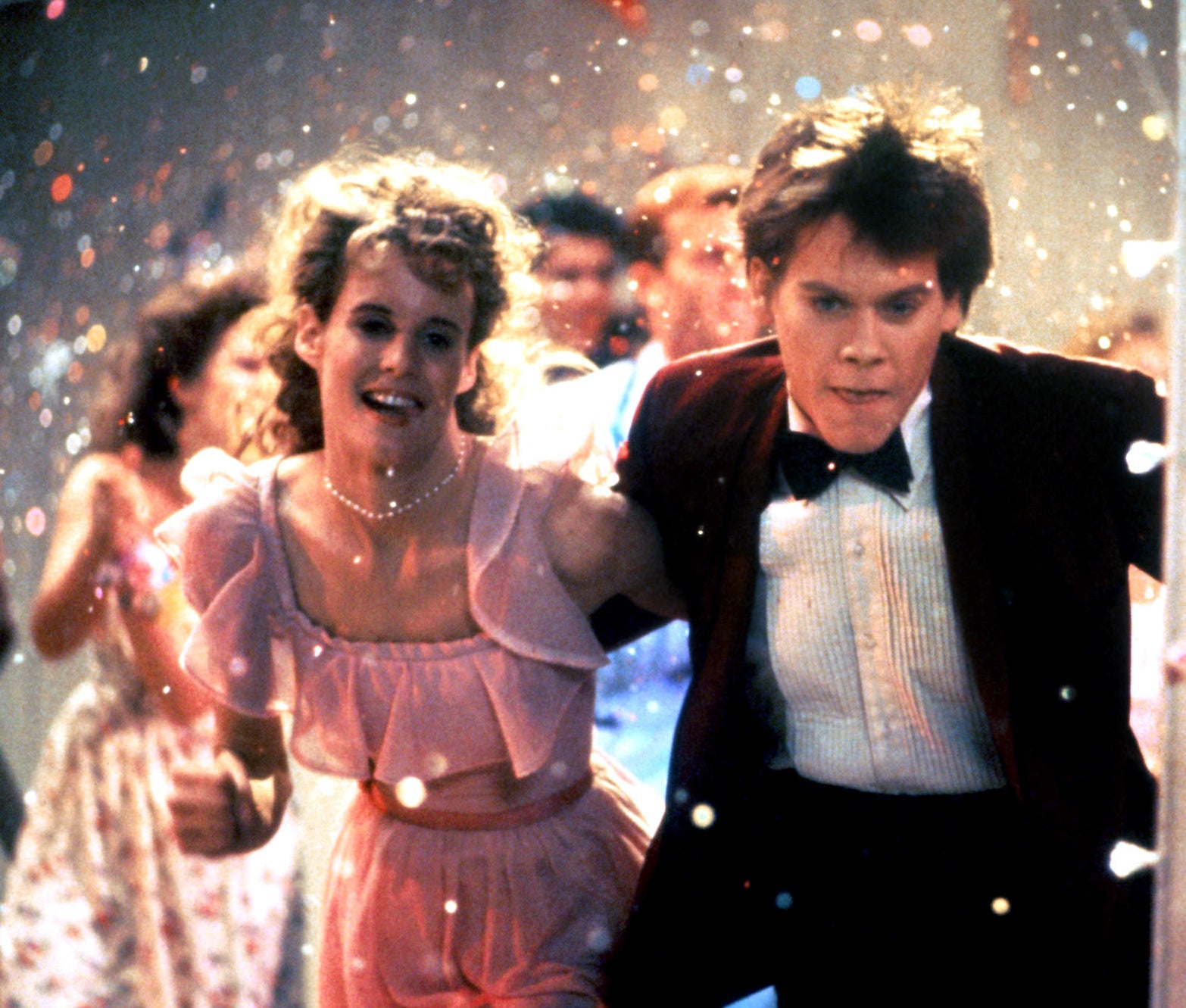 Lori Singer and Kevin Bacon in Footloose