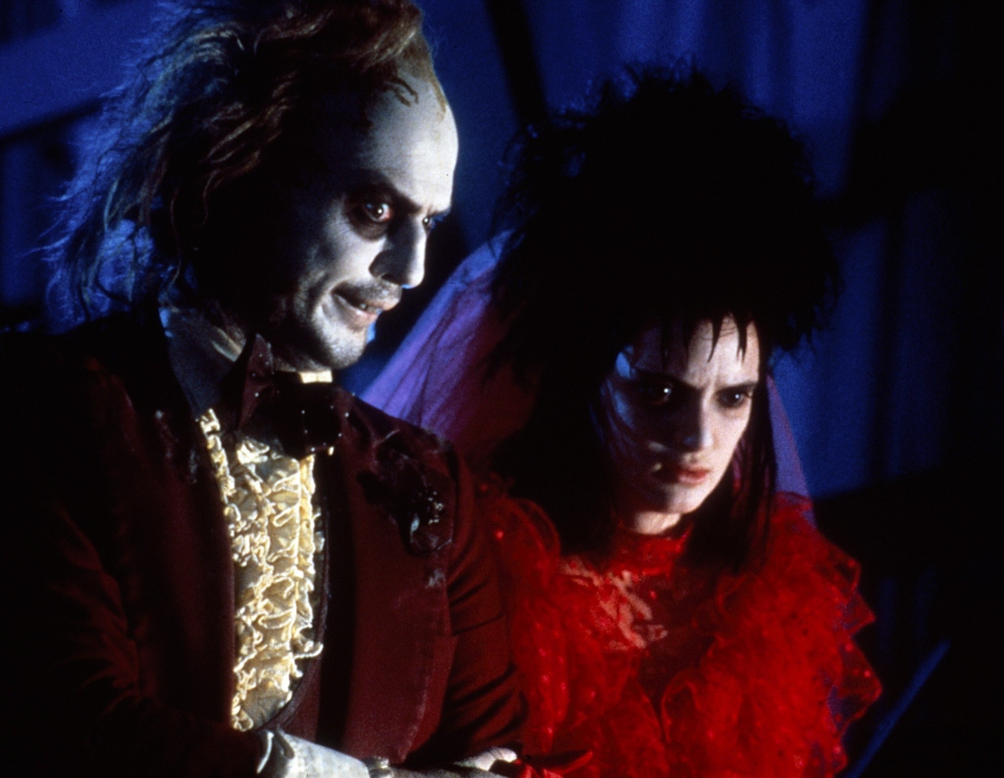 Michael Keaton and Winona Ryder in Beetlejuice