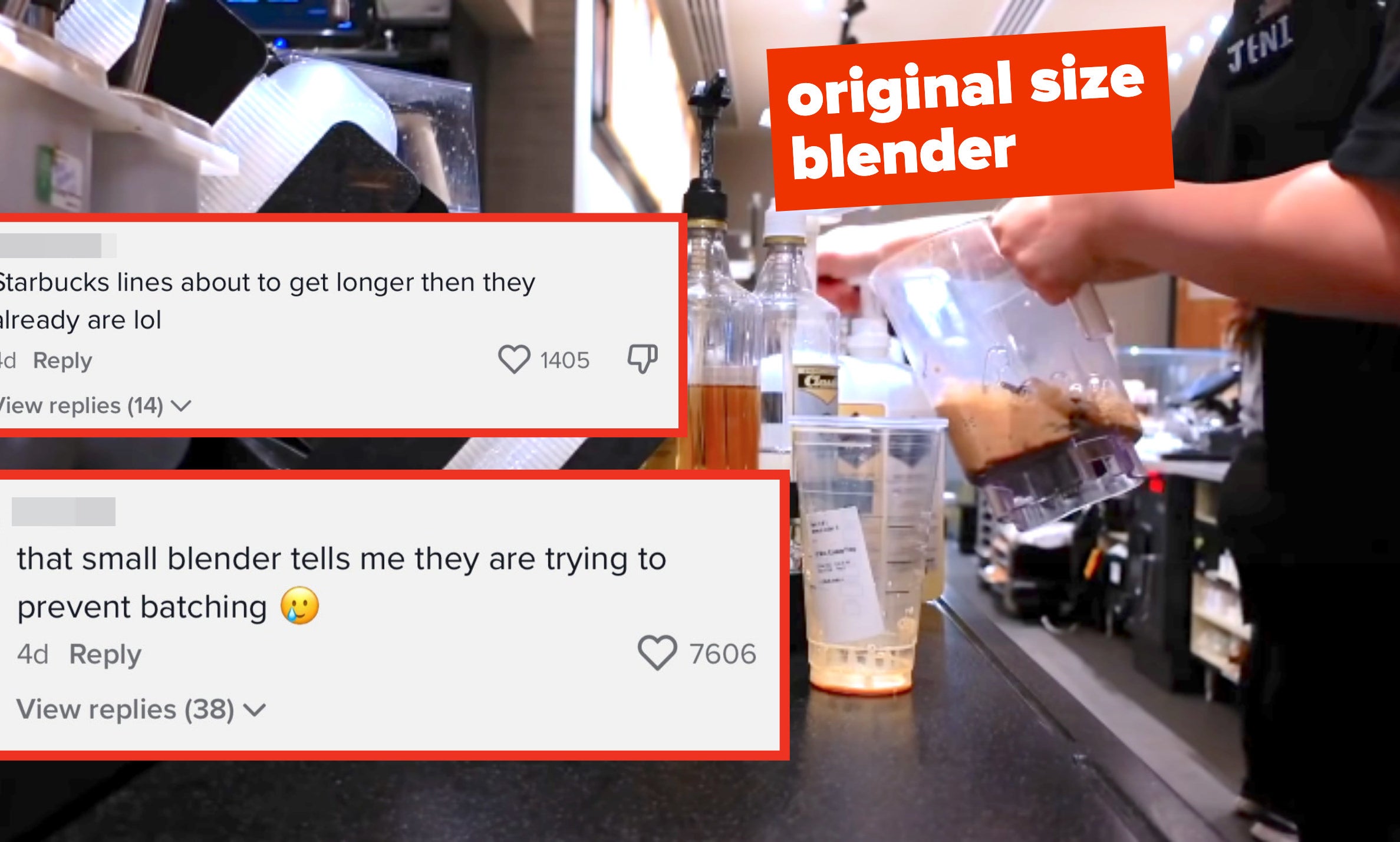 comments saying that lines are about to get longer, and they&#x27;re preventing batching, while pointing out large size of original blender