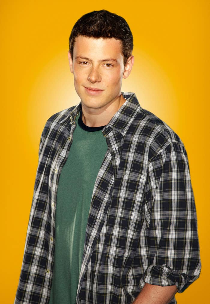 Cory smiles in a promo photo for Glee