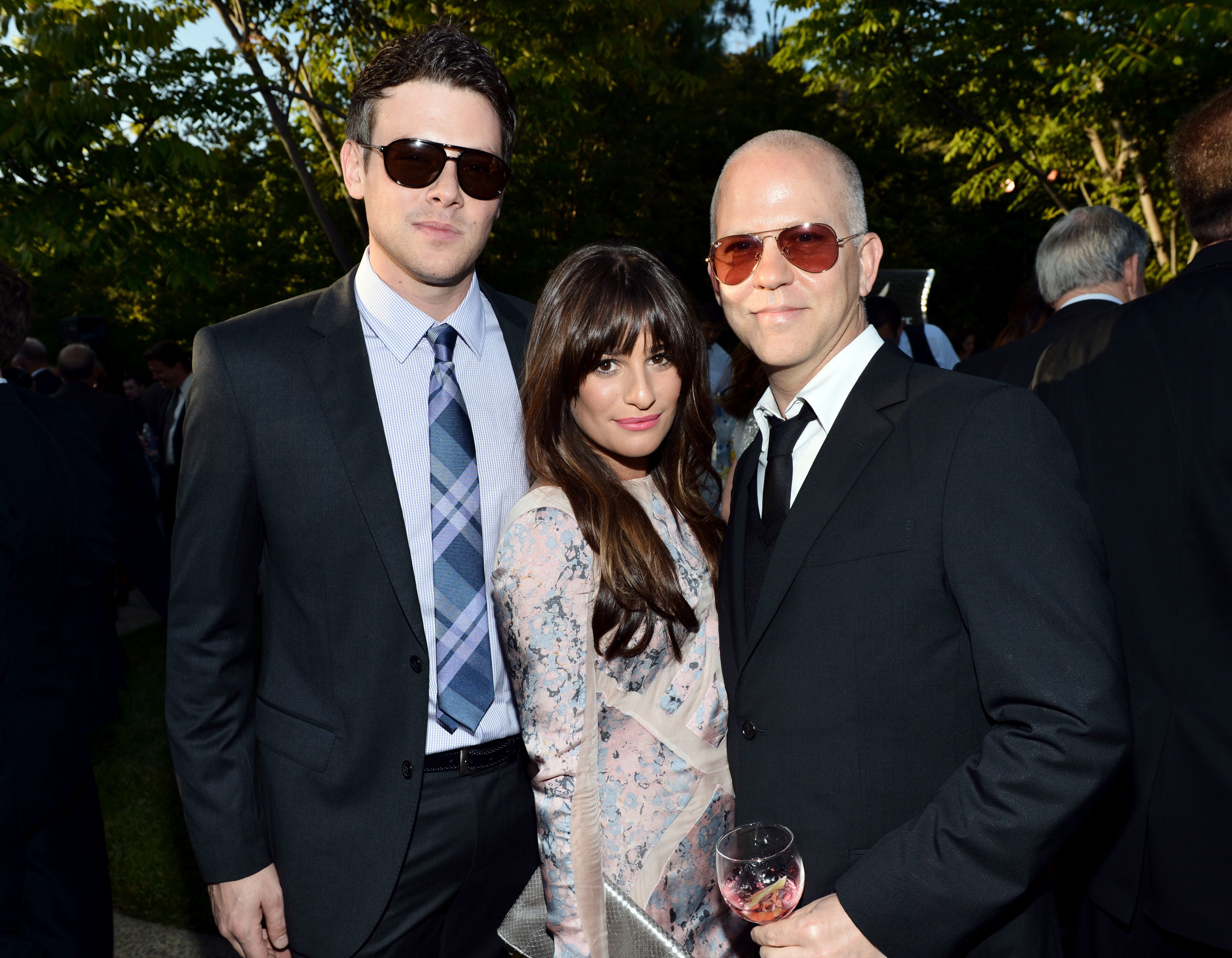 Cory, Lea, and Ryan taking a picture together