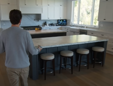 double islands in scott disick&#x27;s kitchen