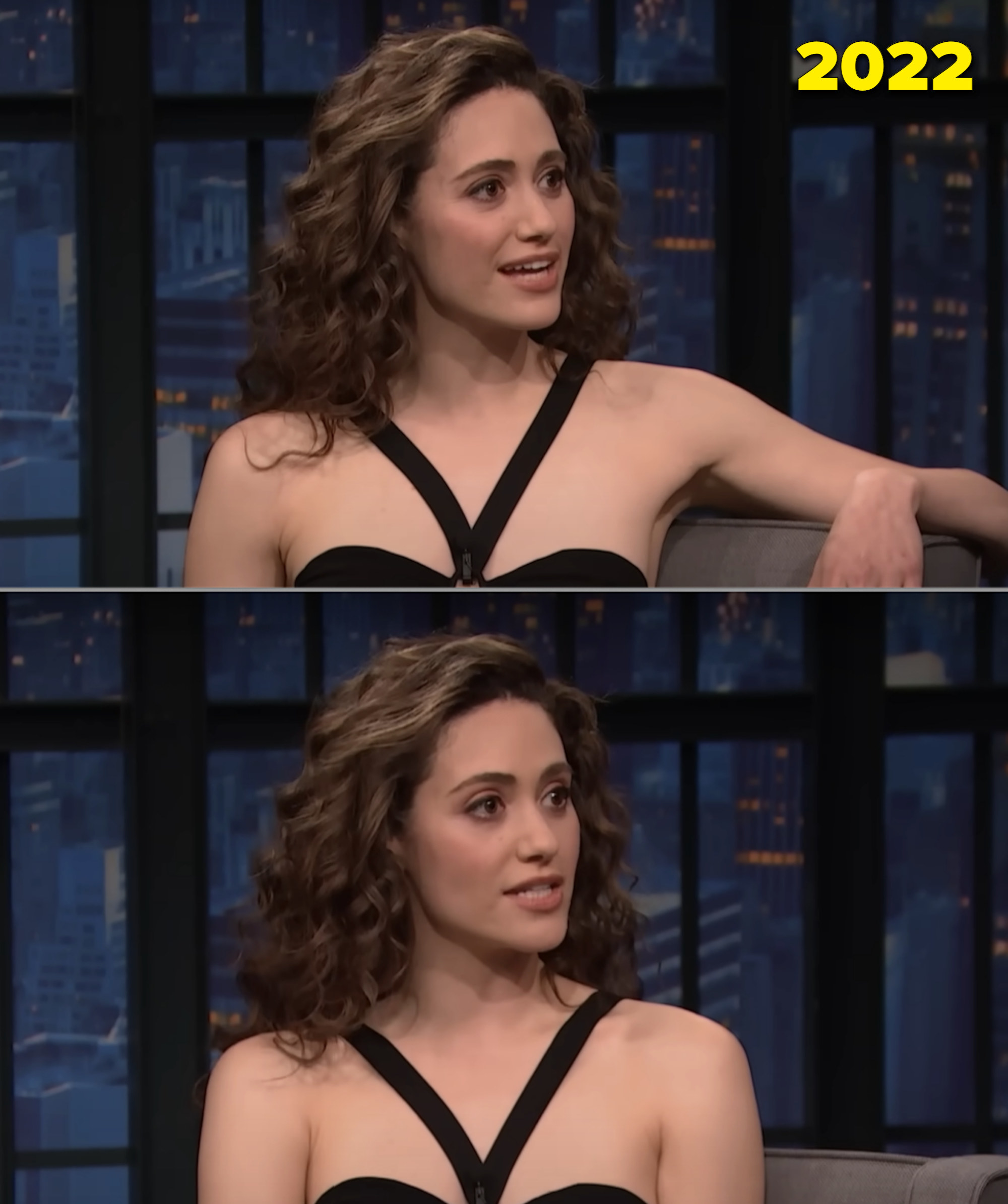 Emmy on Seth Meyers&#x27; talk show